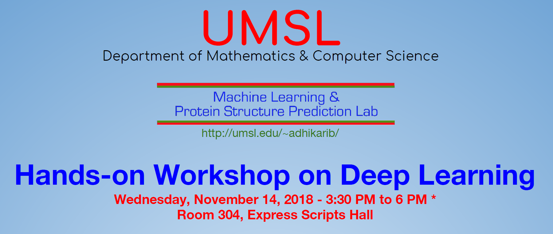 Hands-on Workshop Deep Learning